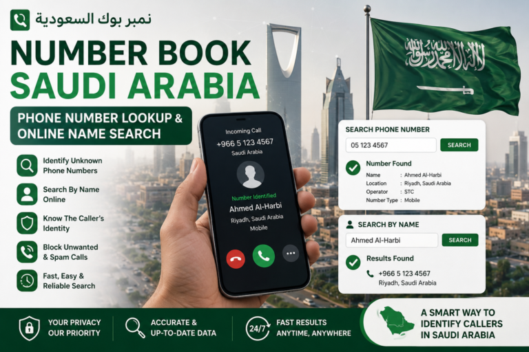 Number Book Saudi Arabia: Phone Number Lookup and Online Name Search Number Book Saudi Arabia